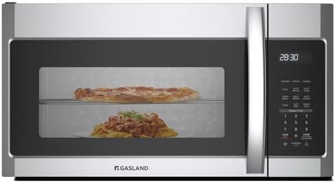 GASLAND 30 Inch Over the Range Microwave Oven, 1.9 Cu.ft. Above Stove Microwave, 11 Power Levels, One Touch Cooking, 400 CFM,1000W, LED, Turntable, Sensor Cook, Over Stove Microwave, Stainless Steel