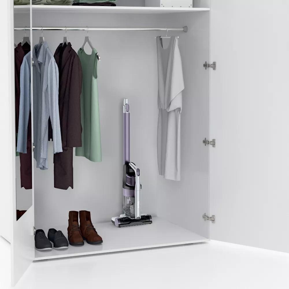 SHARK IX141 H Pet pro truepet duoclesn Cordless Stick Vacuum with Anti-Allergen Complete Seal Purple (IX141 H - Purple) (Renewed)