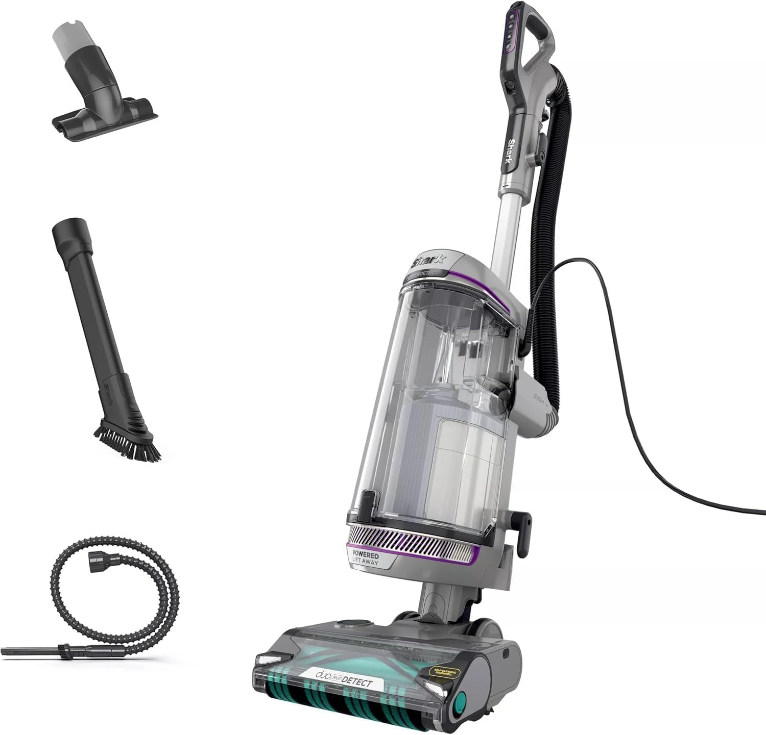Shark POWERDETECT AZ4002W AZ4000 AZ4002 AZ3901 Upright Vacuum Cleaner HEPA Filter, Heavy Duty Vacuum Powerful Suction for Pet Hair Lift-Away, for Carpets & Hardfloors (Renewed)