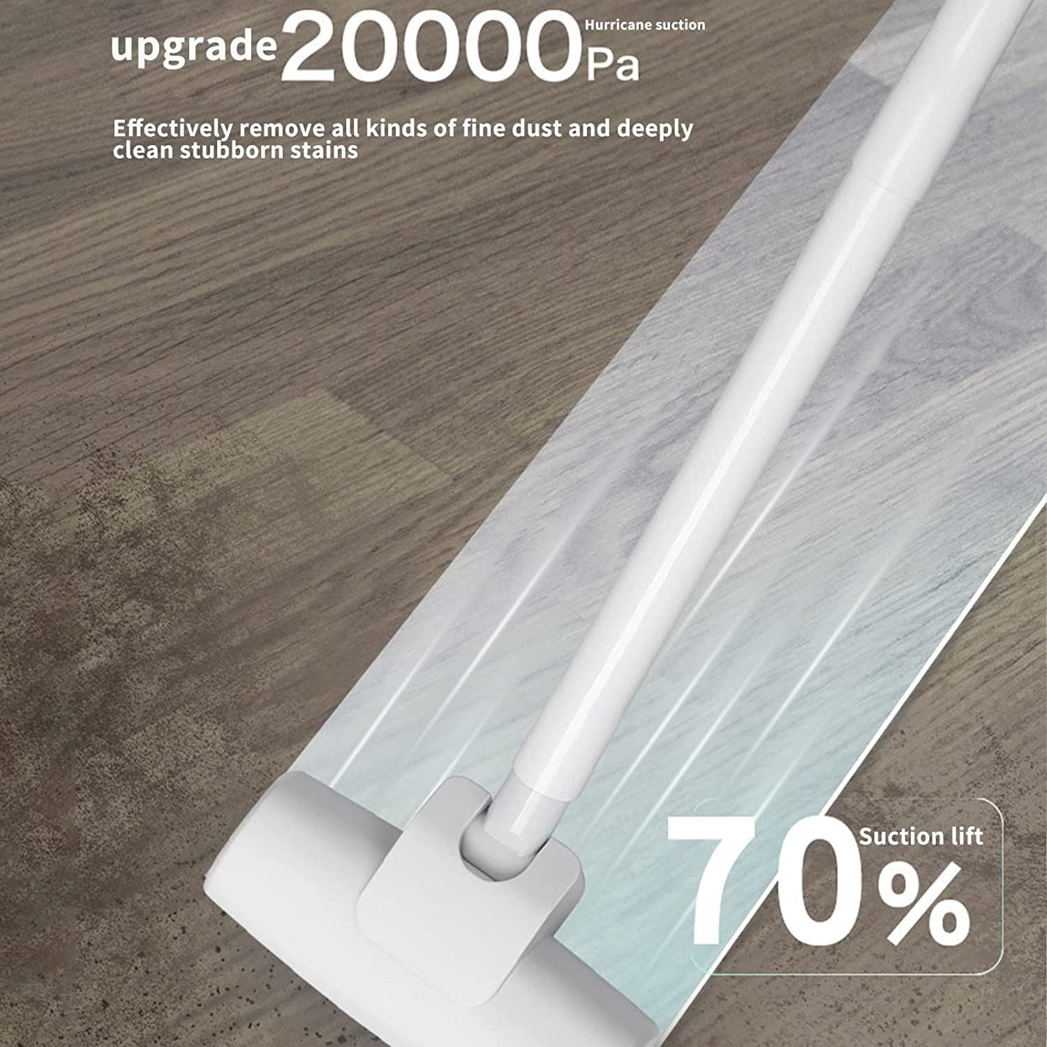 20000Pa Powerful Suction Cordless Vacuum Cleaner, 39.37