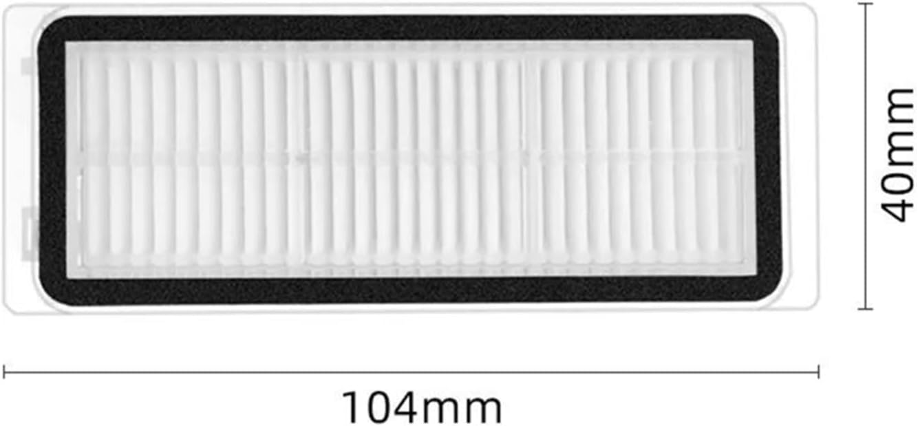 Replacement Mop Cloth, Compatible with Dreame Bot L10 Prime & L10s Pro, Robot Vacuum Parts,Replacement Parts, Vacuum Accessories, Main Side Brush, HEPA Filter