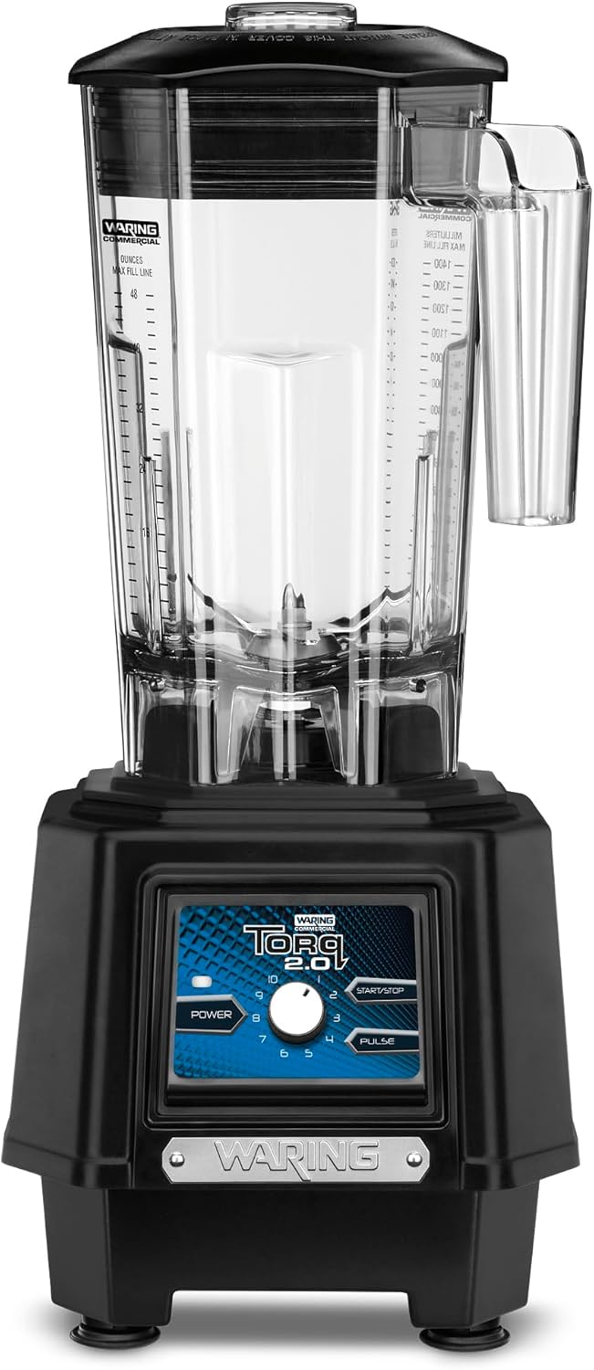 Waring Commercial 2 HP Blender,Variable Dial Controls with 48 oz. BPA-Free Copolyester Container