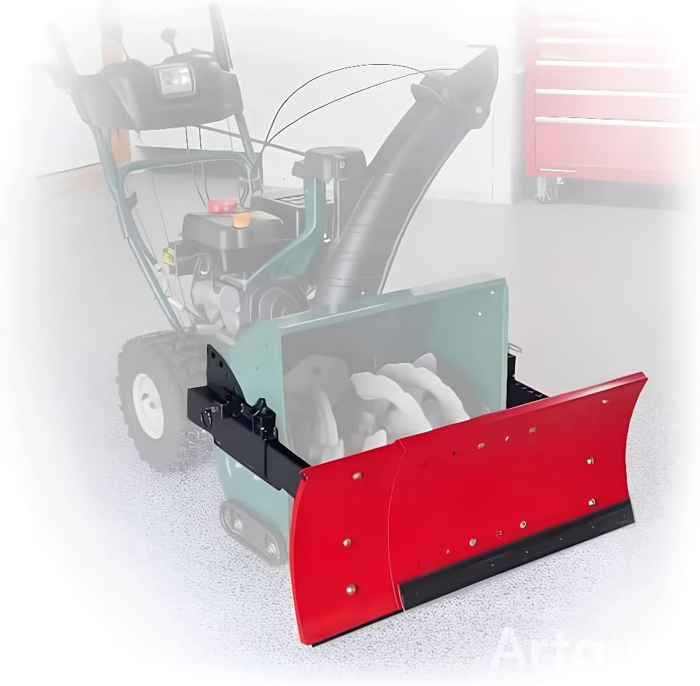 Throwerblade Snowplow Kit with (Blade, and Hardware Included) – Heavy-Duty Snow Plow Blade - Quick & Efficient Snow Removal - Snow Plow Attachment for Snowblowers- 22 to 32-inch 2-Stage and 3 Stage