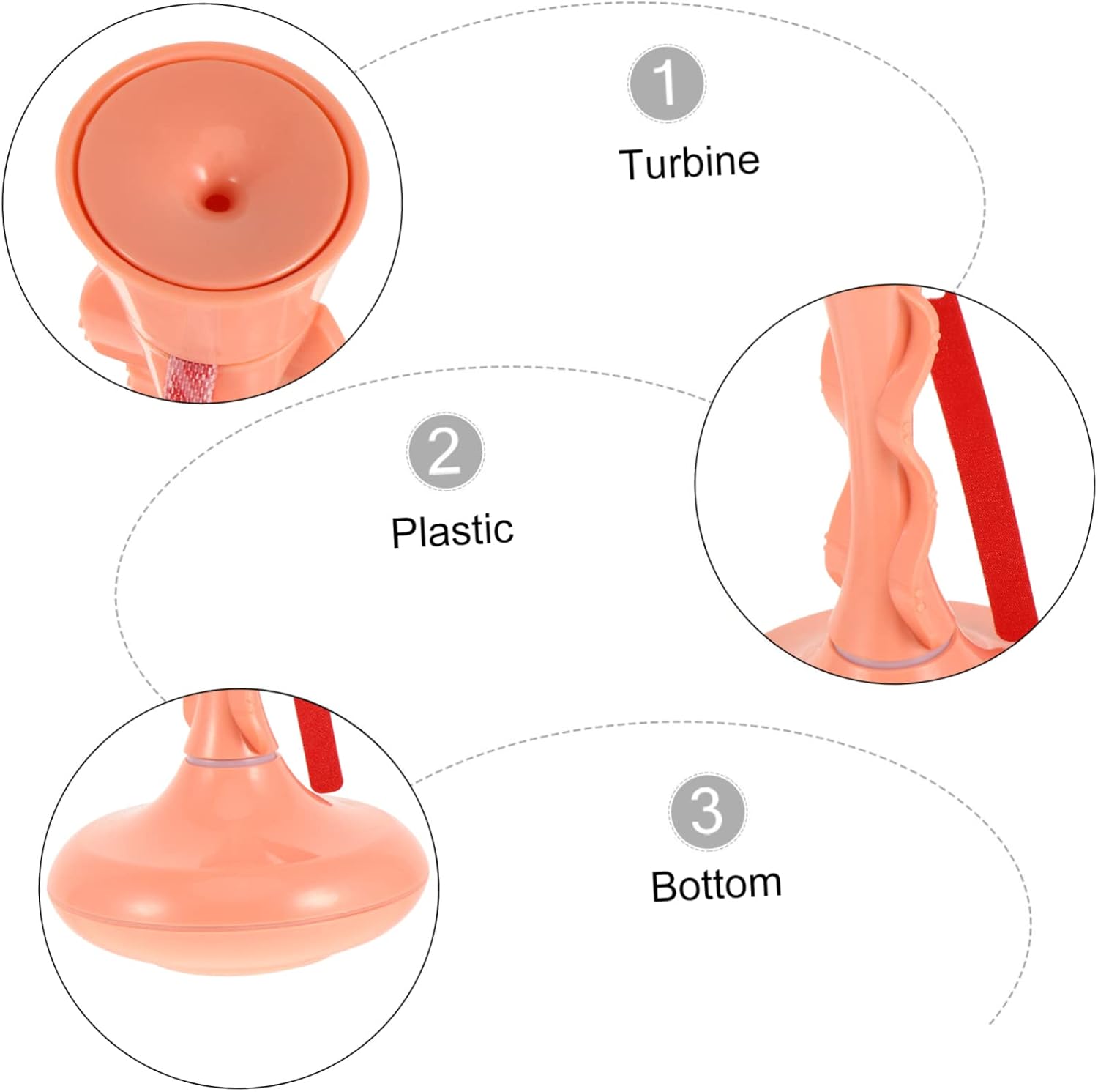 Artibetter 360degree Portable Washing Machine Sonic Washer Washer Eco-friendly Usb Power Easy to Use