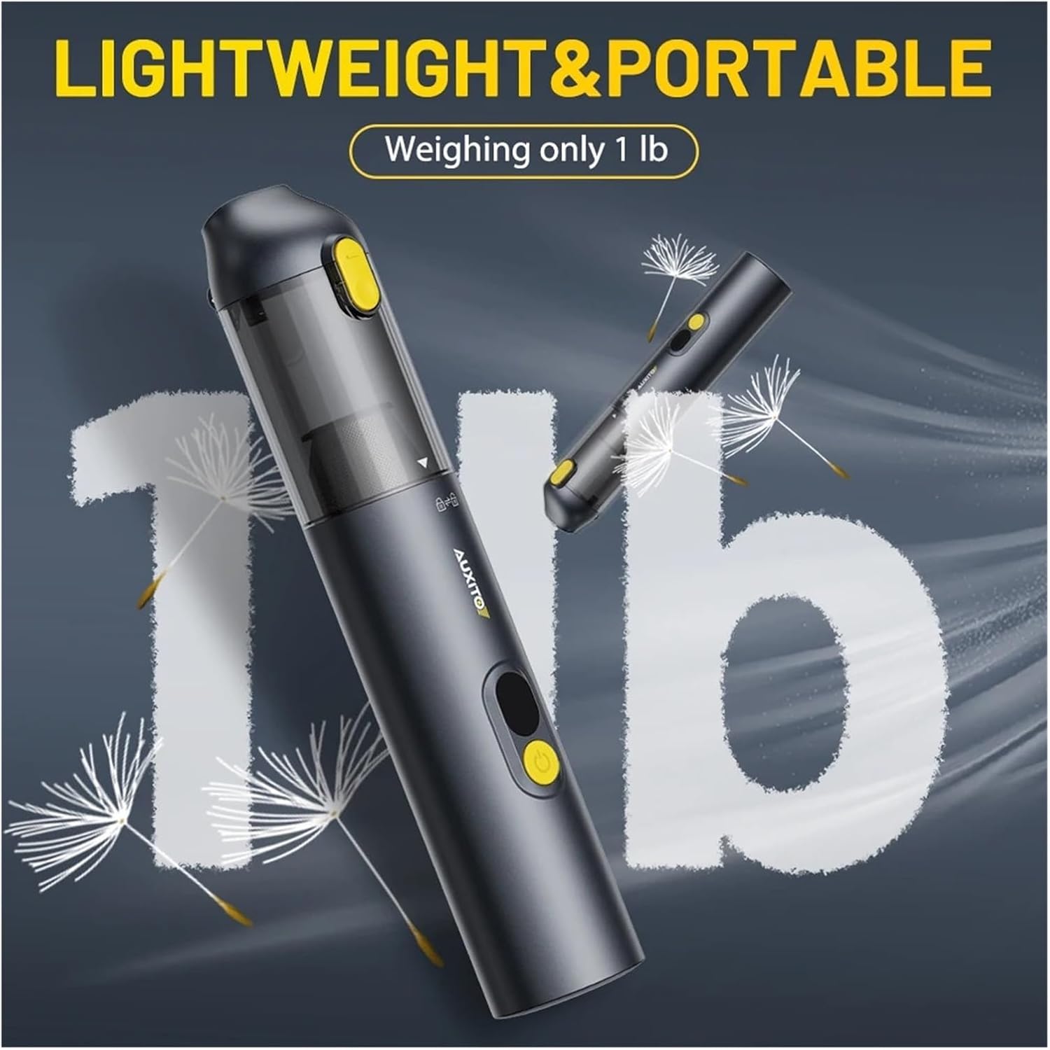 Compatible for AUXITO， Car Vacuum Cleaner Mini Portable Handheld Vacuum Cleaner 14000PA Powerful Suction Blow & Vacuum 4 in 1 for Home & Car