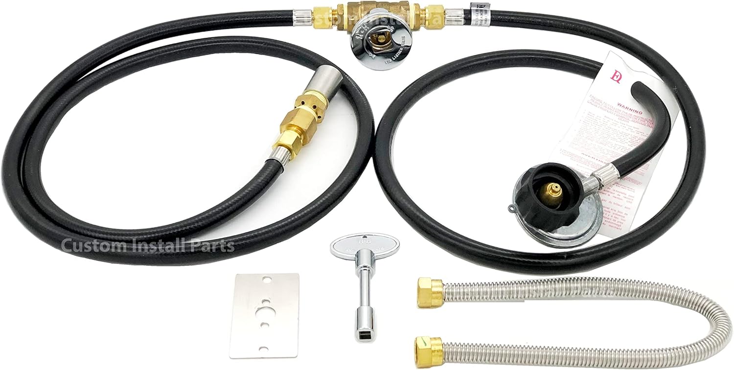 18 Inch Square Hammered Copper Metal Outdoor Propane or Natural Gas Fire Pit with 6 Inch Diameter Burner Ring Stainless Steel