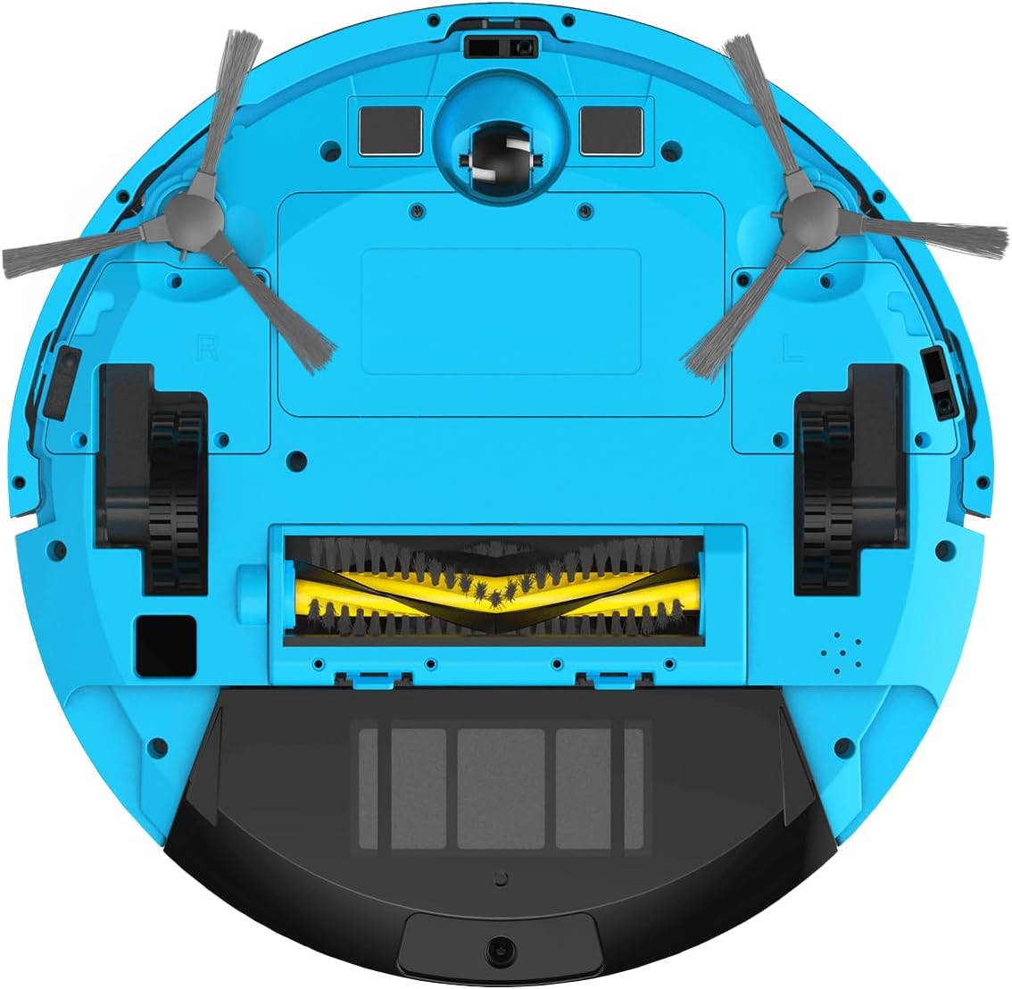 2-in-1 Robot Vacuum Cleaner for Home Slim Body 1800 Pa Suction 100min Runtime Self-Charging Robotic Vacuum and Mop Compatible with WiFi/APP/Button/Remote Control Ideal for Hard Floor, Pet Hair (blue)