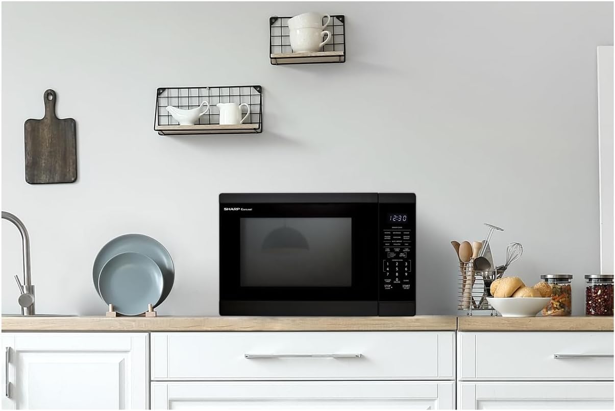 SHARP Countertop Microwave Oven with Removable 12.4