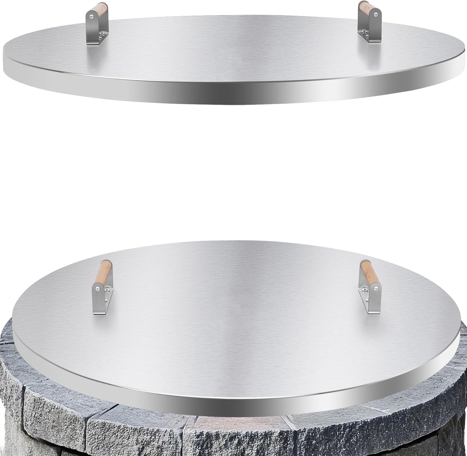 Fire Pit Lid Cover Round - 34