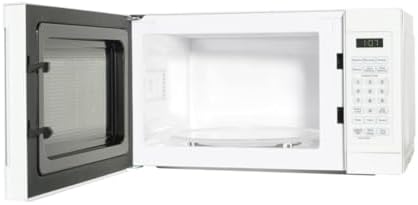 Compact 0.7 Cu. Ft. Countertop Microwave Oven with 6 Auto Cooking Settings & Child Lock - Efficient & Easy to Use