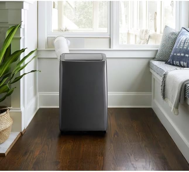 Hisense Portable Air Conditioner 10000-BTU 115-Volt WiFi Dehumidifier and Fan Compatible with Alexa and Google Assistant Cools up to 450-Sq Ft, AP1022CW1G (Renewed)