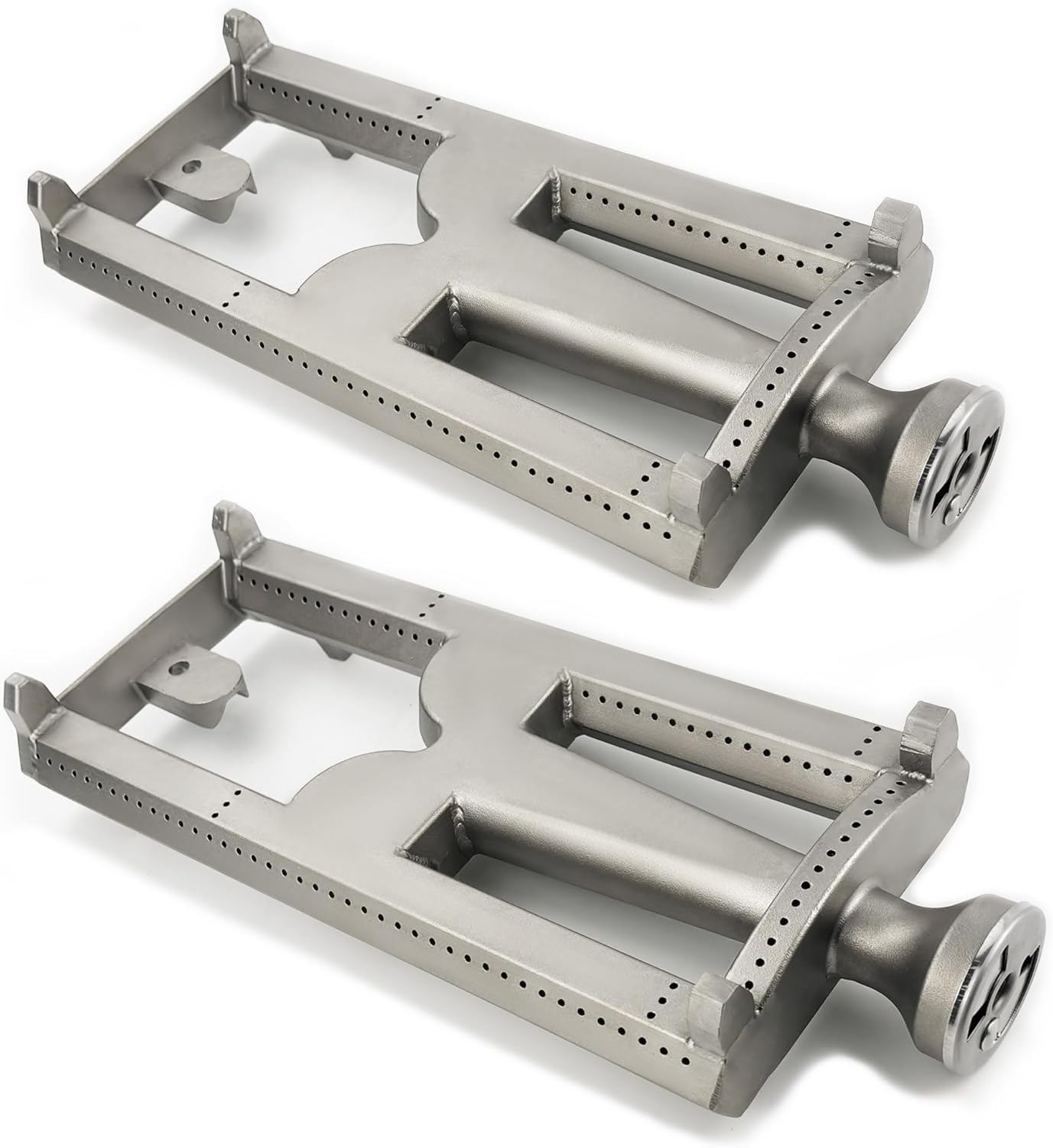 304 Stainless Steel Grill Burner Replacement for Lynx L27 L30 L36 L42, DCS 27 Series, BBQ Burner Replacement for Lynx, DCS, Kirkland Grill (2 Pack)