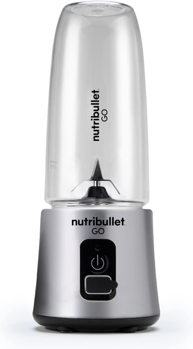 nutribullet GO Cordless Blender with Extra Cup/Lid - Silver
