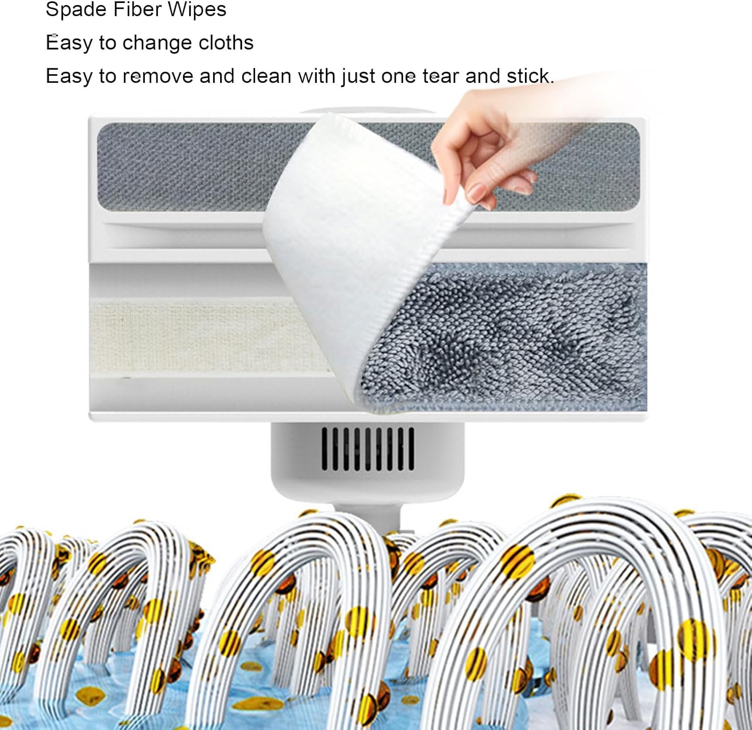 Window Vacuum Cleaner Cordless Rechargeable Handheld,Electric Window Cleaner Tool,with Extension Pole Electric Window Cleaner Tool for Glass Floor Tiles