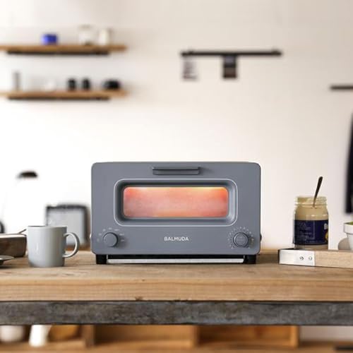 BALMUDA The Toaster | Steam Oven Toaster | Compact Size 14.1