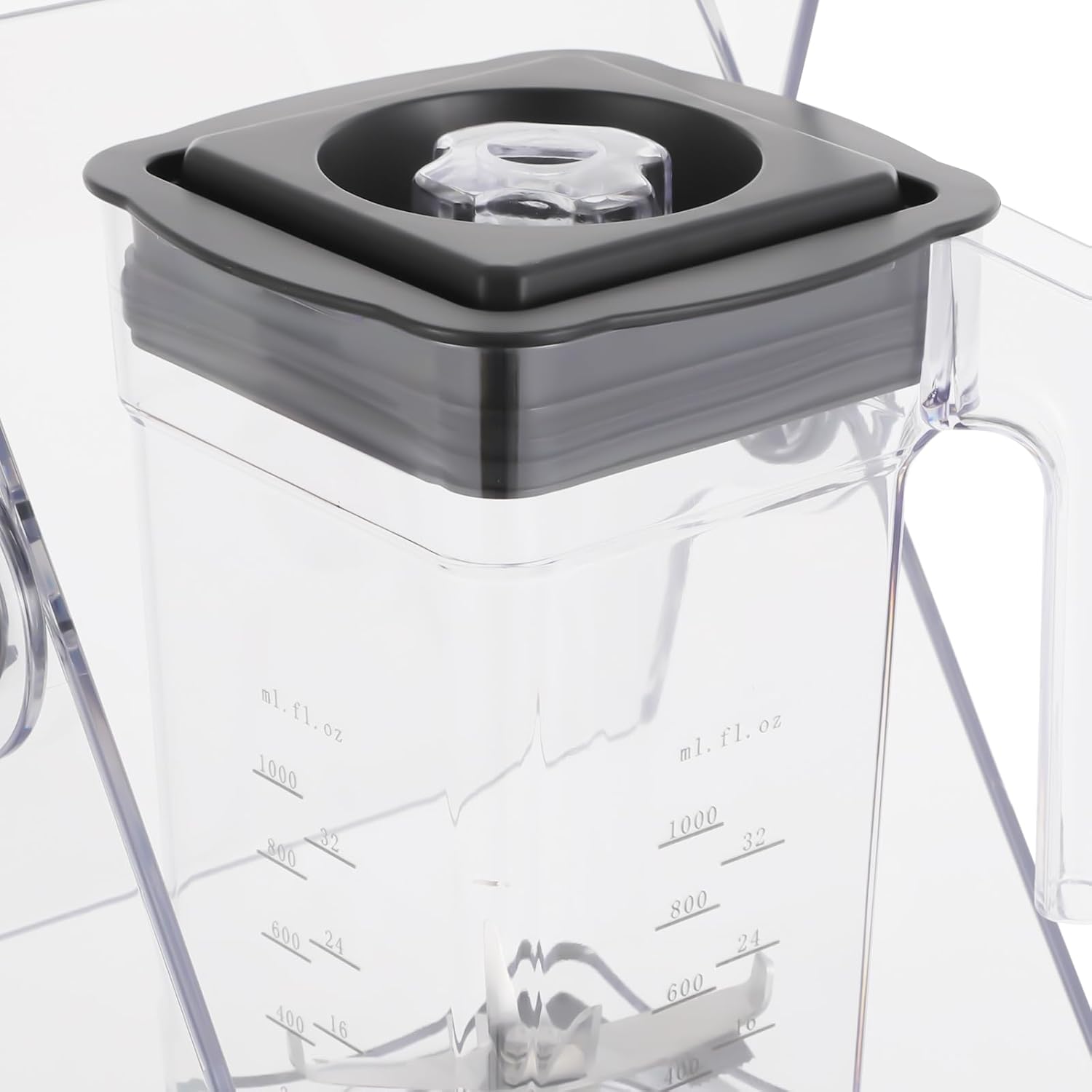 Commercial Quiet Blender, 1800ml Smoothie Protein Shake Licuadora With Quiet Sound Enclosure, 2200W Industrial Quiet Professional-Grade Countertop Blender, Soundproof Smoothie Machine