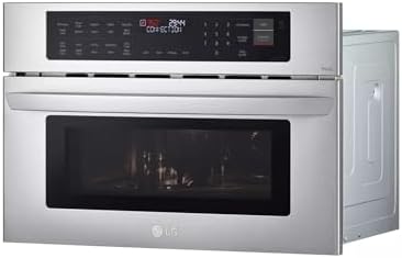 LG 30 in. Width 1.7 cu. Ft. Smart Stainless Steel Built-in Microwave and Speed Oven with Convection and Air Fry MZBZ1715S