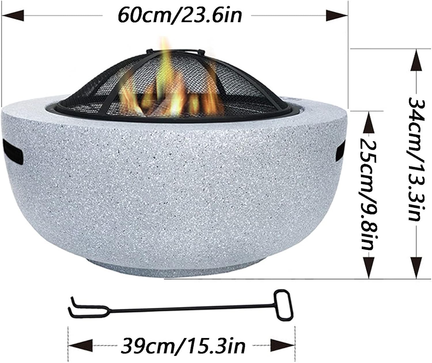 Fire Pit Outdoor fire pits, fire pits with Spark Screens, Wood Burning fire pits in courtyards, backyards and Gardens
