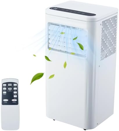 12000 BTU Portable Air Conditioner for Room Cooling, 3-in-1 AC Unit with Dehumidifier & Fan, Cools Up to 550 Sq.Ft, Quiet Operation, Easy Install with Window Kit, Remote Control