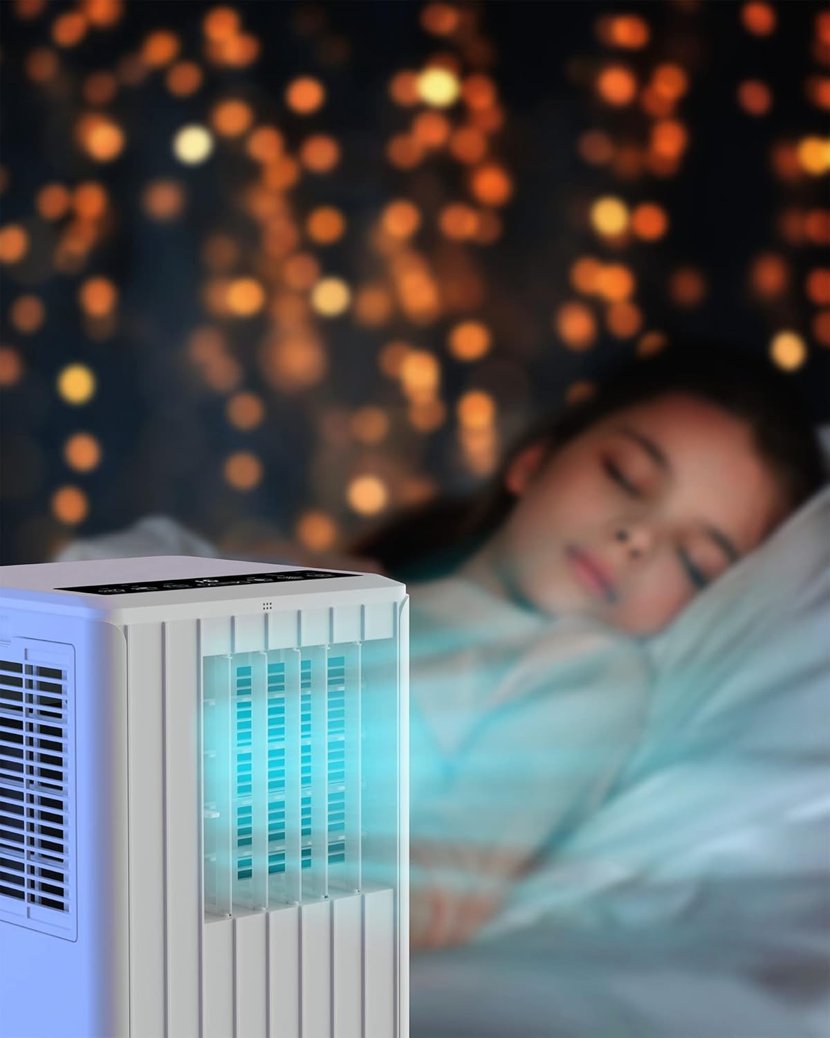 Portable Air Conditioners 8000 BTU Portable AC Unit for Room Bedroom up to 350 sq.ft, Standing Air Conditioner with Cool, Dehumidifier, Fan Modes Remote Control, Timer, Sleep Mode, Installation Kit