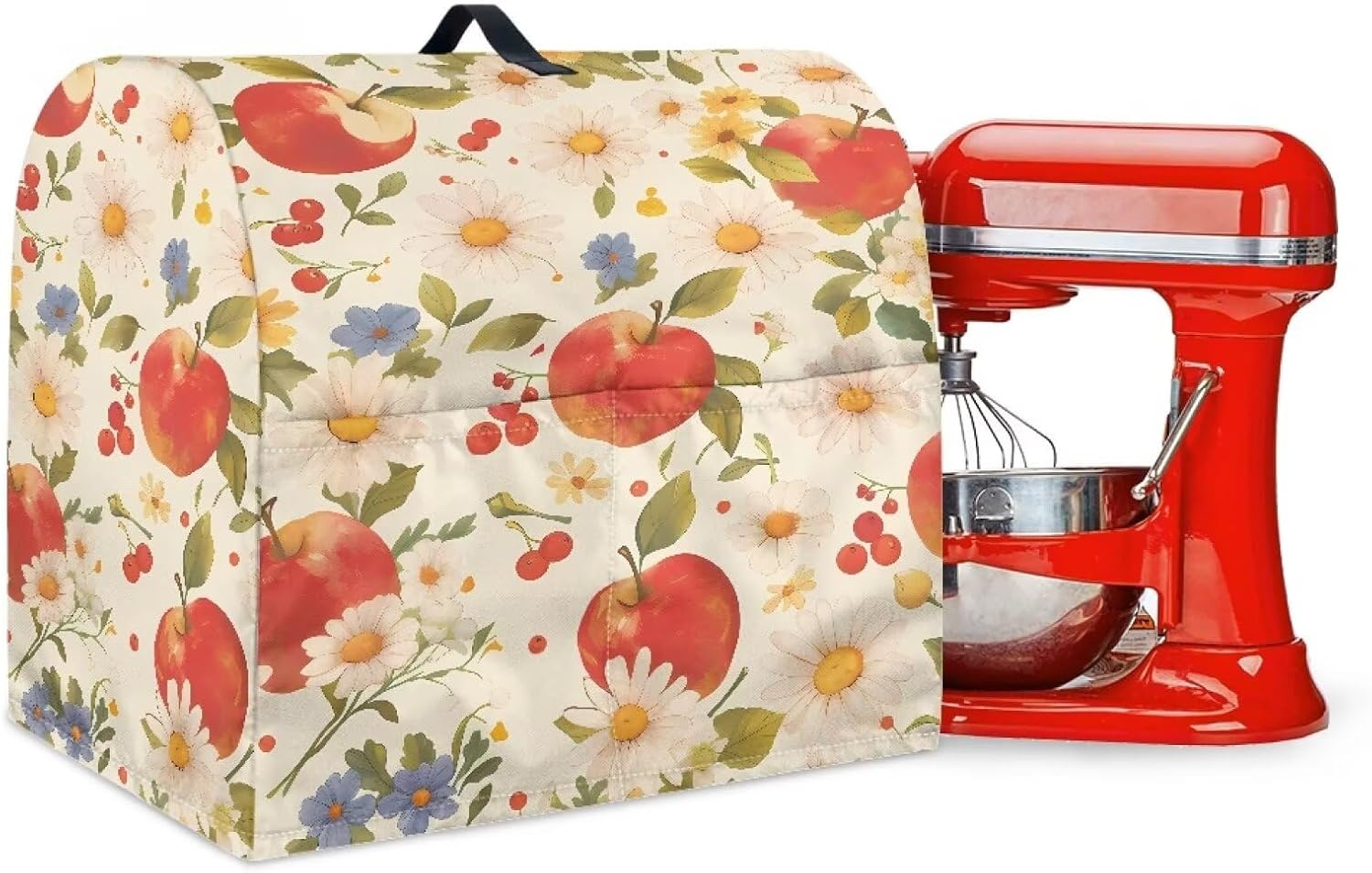 Stand Mixer Organizer Bags, Stand Mixer Cover with Hook Portable Blender Covers Waterproof Blender Covers Sturdy Appliances Acessories Fashion Kitchen Attachments Cute Daisy