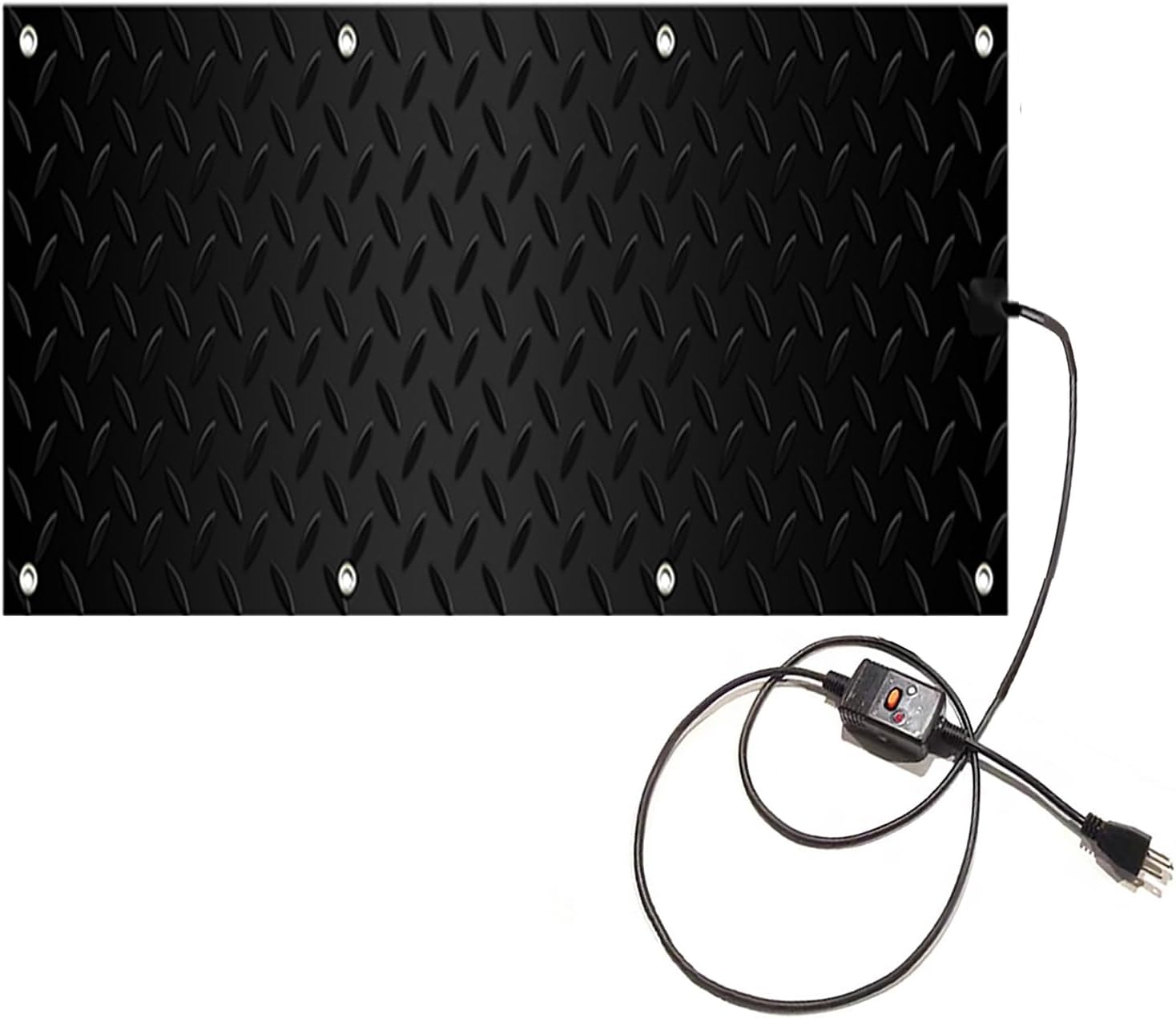 Heated Snow Melting Mats, Heated Sidewalk Mats for Ice and Snow,No-Slip Rubber Heated Snow Removal Mat, Outdoor Walkway Mat for Winter Snow Removal,2 in/h Snow Melting Speed,30x60inch