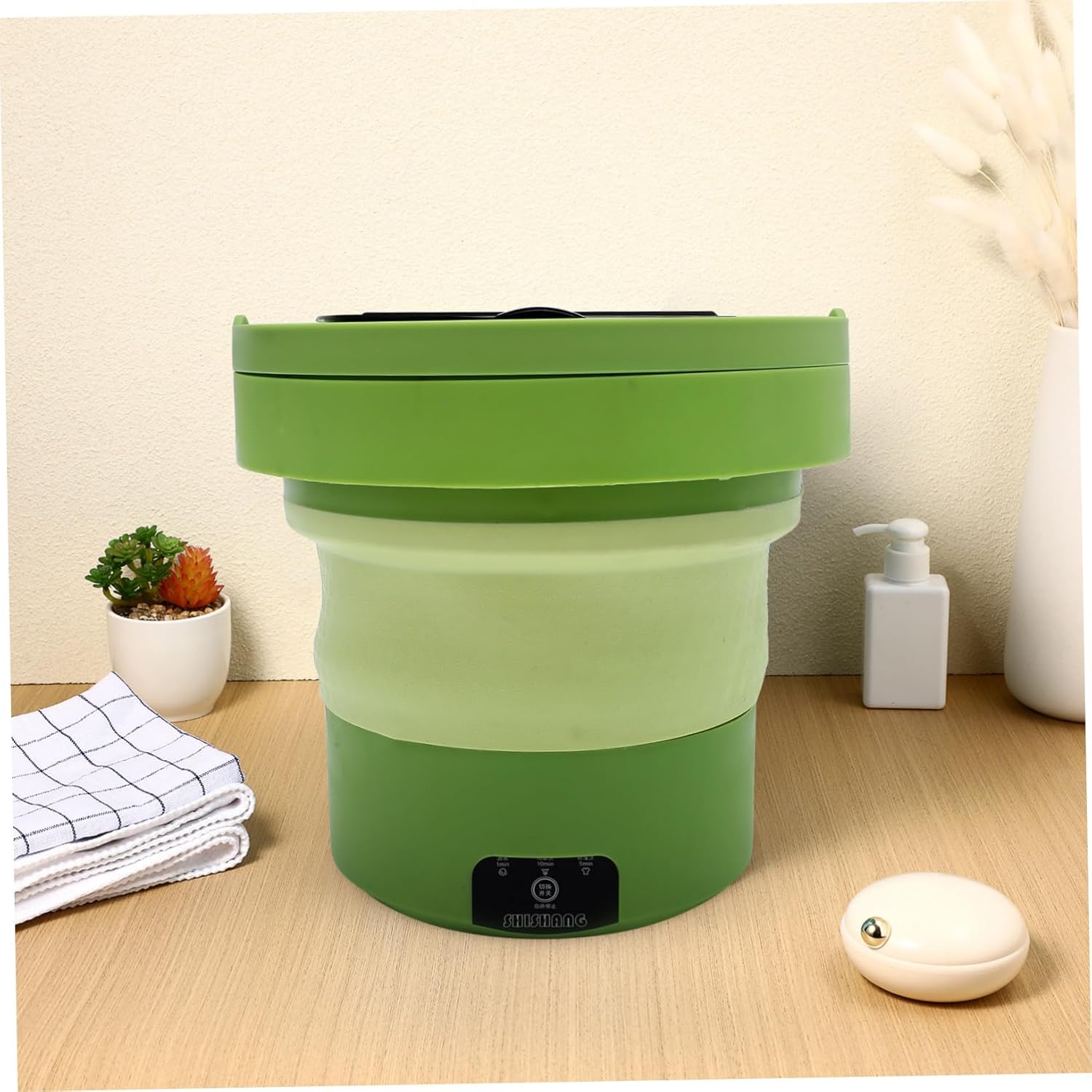 Mini Portable Washing Machine Compact Clothes Washer Portable Washer for Camping Sturdy Construction