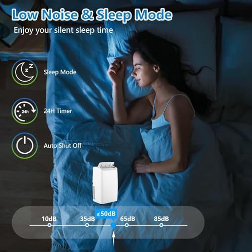 Portable Air Conditioners, 14000 BTU Portable AC Cools Rooms Up to 750 Sq. Ft. Includes Fan, Dehumidifier, Remote, and Sleep Mode. Easy to Install, Ideal for Bedrooms and Living Rooms, Black