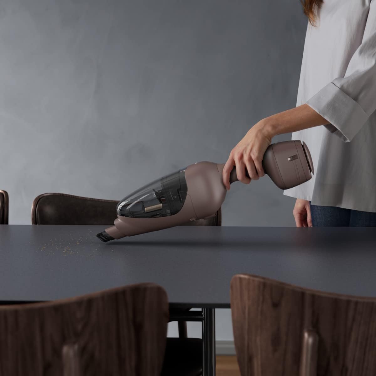 AEG Clean 6000 AS62A252XN Cordless Vacuum Cleaner / Bagless / Quiet / Handheld Vacuum Cleaner Battery / 55 min Running Time / Hard Floor / 2-in-1 / Pet Hair / Dog / Cat / Carpet / Car / Brown