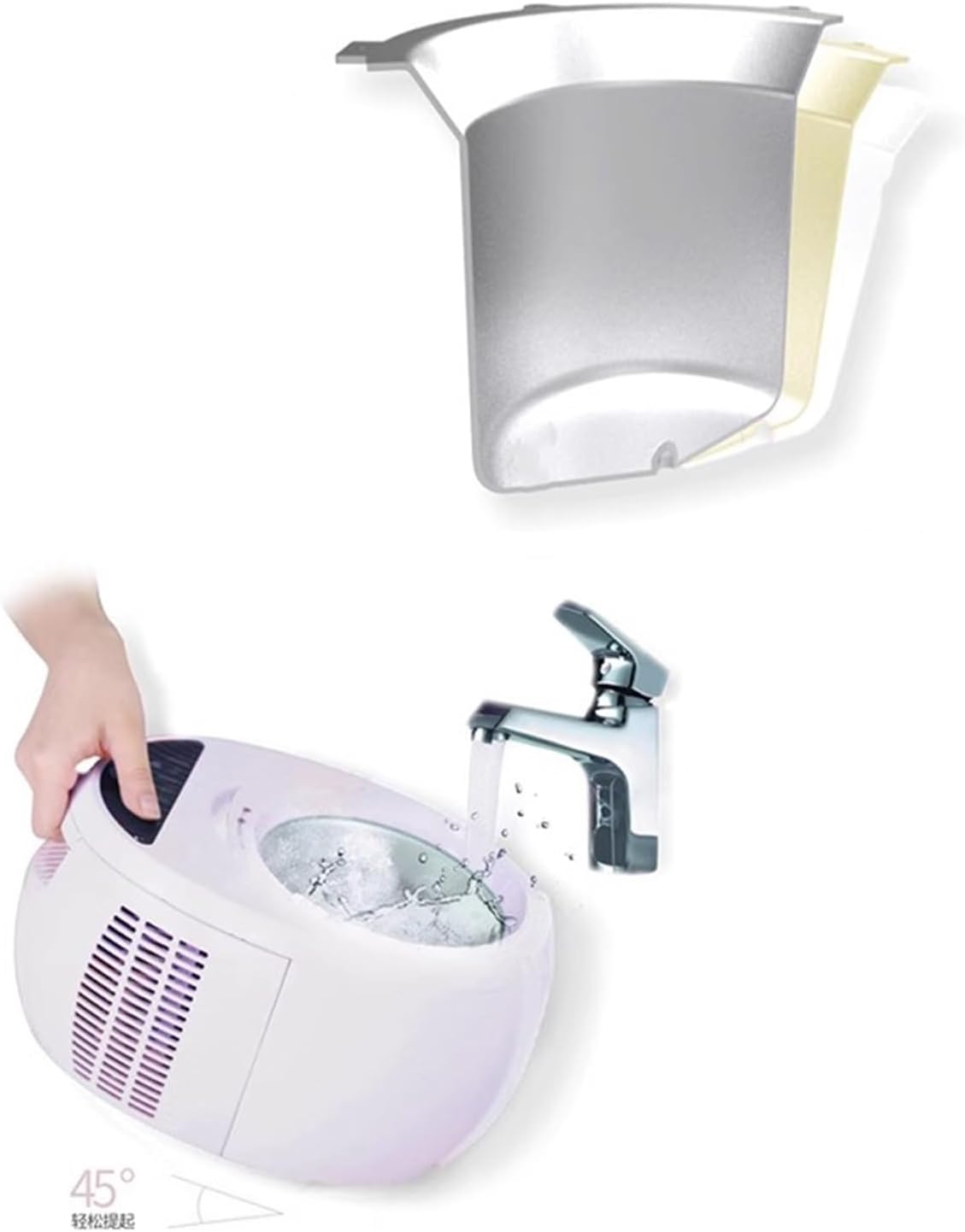 Ice Cream Maker Multifunctional Ice Cream Machine Household Ice Cream Small Fully Automatic with Refrigeration Ice Cream Machine Large Capacity 1000mL Table Top Ice Cream Machine，Fun Kitchen Appliance