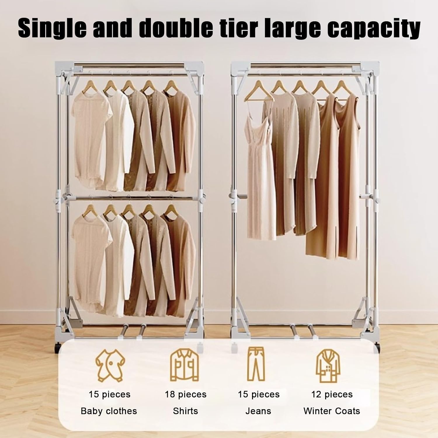 Clothes Dryer 220V/50Hz Foldable Portable Electric Household Folding Clothes Dryer,Rotary Button Adjustable Timer,Low Noise,Suitable for Home,Laundry Room and Apartment