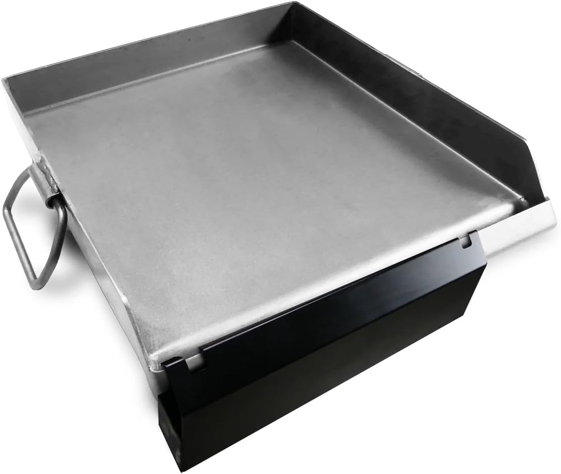 Steel Griddle with Grease Trap