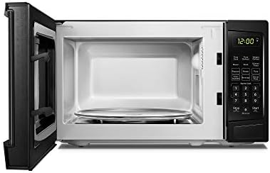 Danby DBMW1120BBB 1.1 Cu.Ft. Countertop Microwave In Black - 1000 Watts, Family Size Microwave With Push Button Door