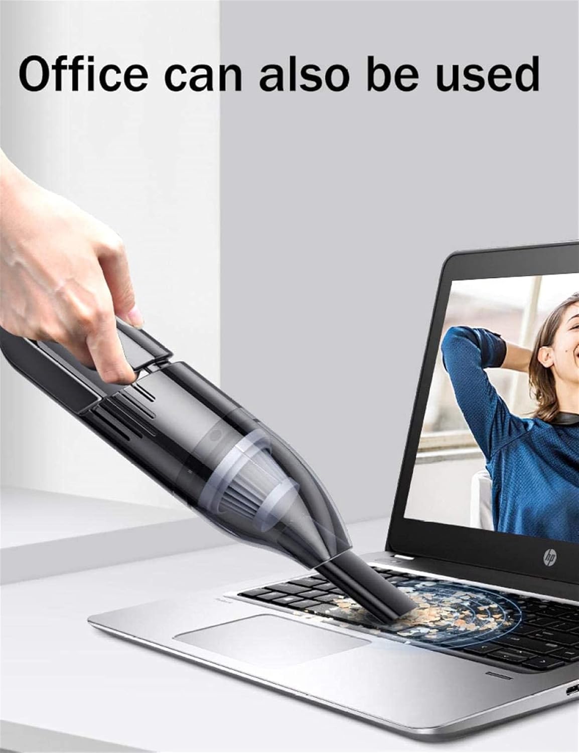 Handheld Vacuum Cleaner 6000PA Powerful Cyclonic Suction Lightweight Quick Charge Vacuum Cleaner Cordless for Home Car