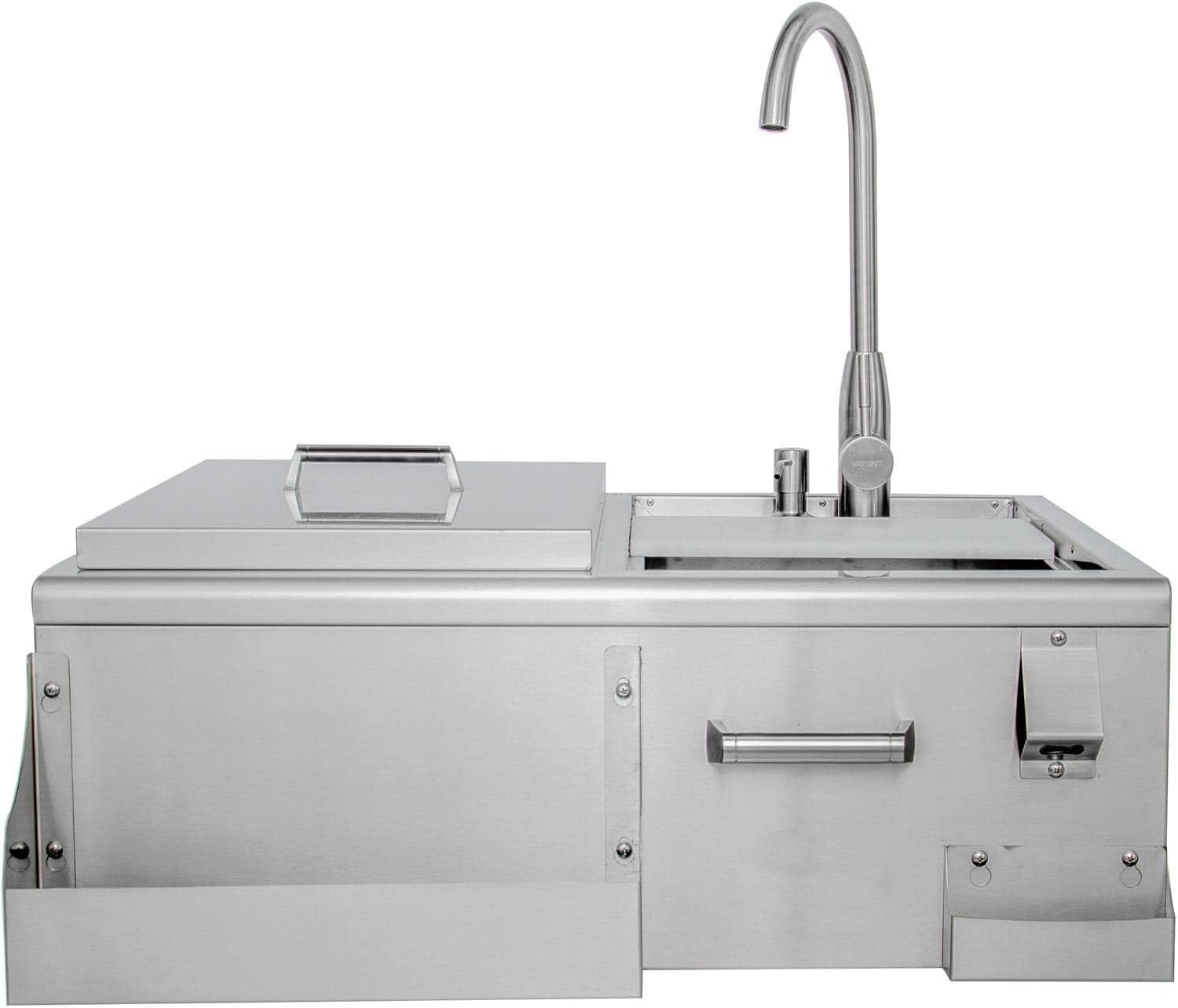 Blaze 30-Inch Beverage Center w/Sink & Ice Bin Cooler - BLZ-30CKT-SNK