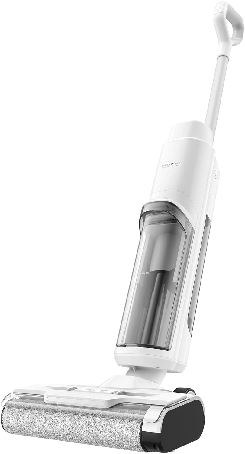 dreame K10 Wet Dry Vacuum Cleaner, Cordless Vacuum Mop with Self-Washing, 8.38lbs Lightweight Floor Washer, 30min Runtime, Edge Cleaning Great for Hardfloor, Specially Designed Twin Scraper