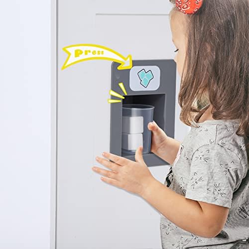 Garvee Wooden Play Kitchen Set, Pretend Play Kitchen with Cookware Accessories, Microwave, Oven, Sink, Real Lights & Sounds for 3+ Chef Pretend Play, White