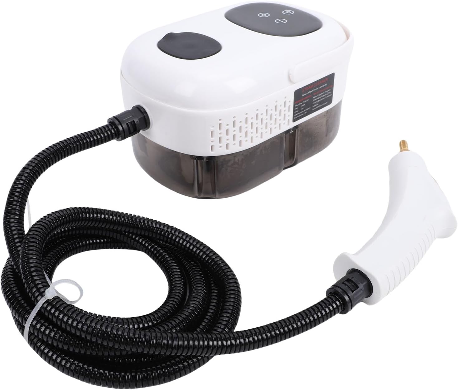 Handheld Steam Cleaner, Pressurized Steam Cleaner with Various Brush Heads & 7.22ft Long Hose, 1000ml Capacity Water Box, for Kitchens, Furniture, Cars (US Plug 110V)