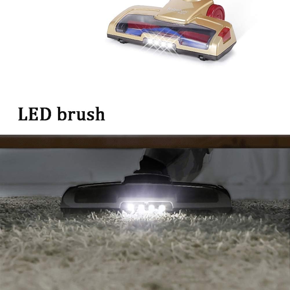 Handheld Vacuum Clean,Upright Vacuum Cleaner Cordless Vacuum Cleaner 2 in 1 Handheld Stick Vacuum with Rechargeable Li-Ion Battery and LED Brush, Stick Handheld Vacuum Cleaner for Carpet Car Pet Hair,