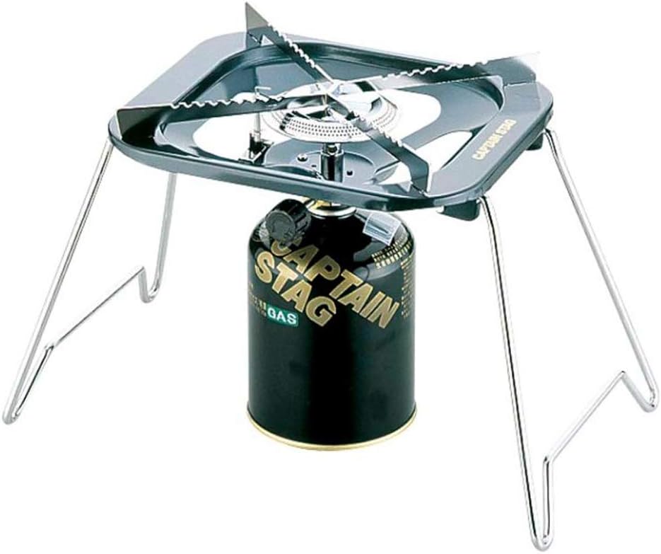 Captain Stag M-8809 Large Trivet Gas Burner Stove (with Storage Bag)