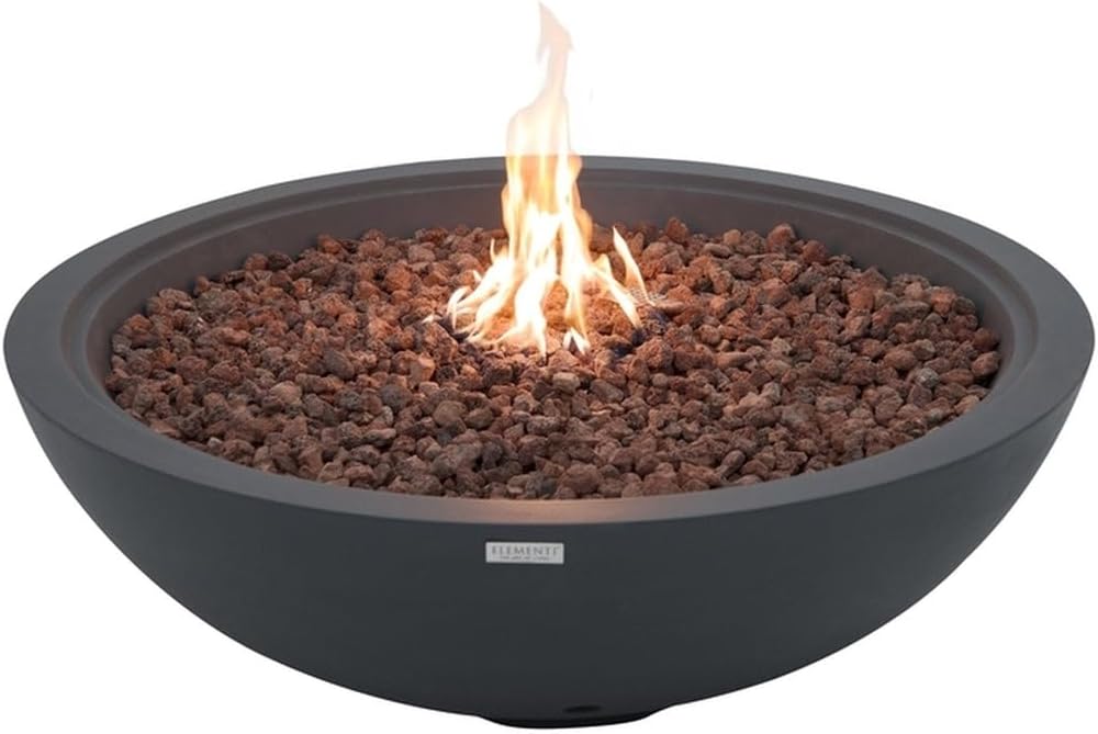 Envelor Rose Bowl Concrete Fire Pit 48