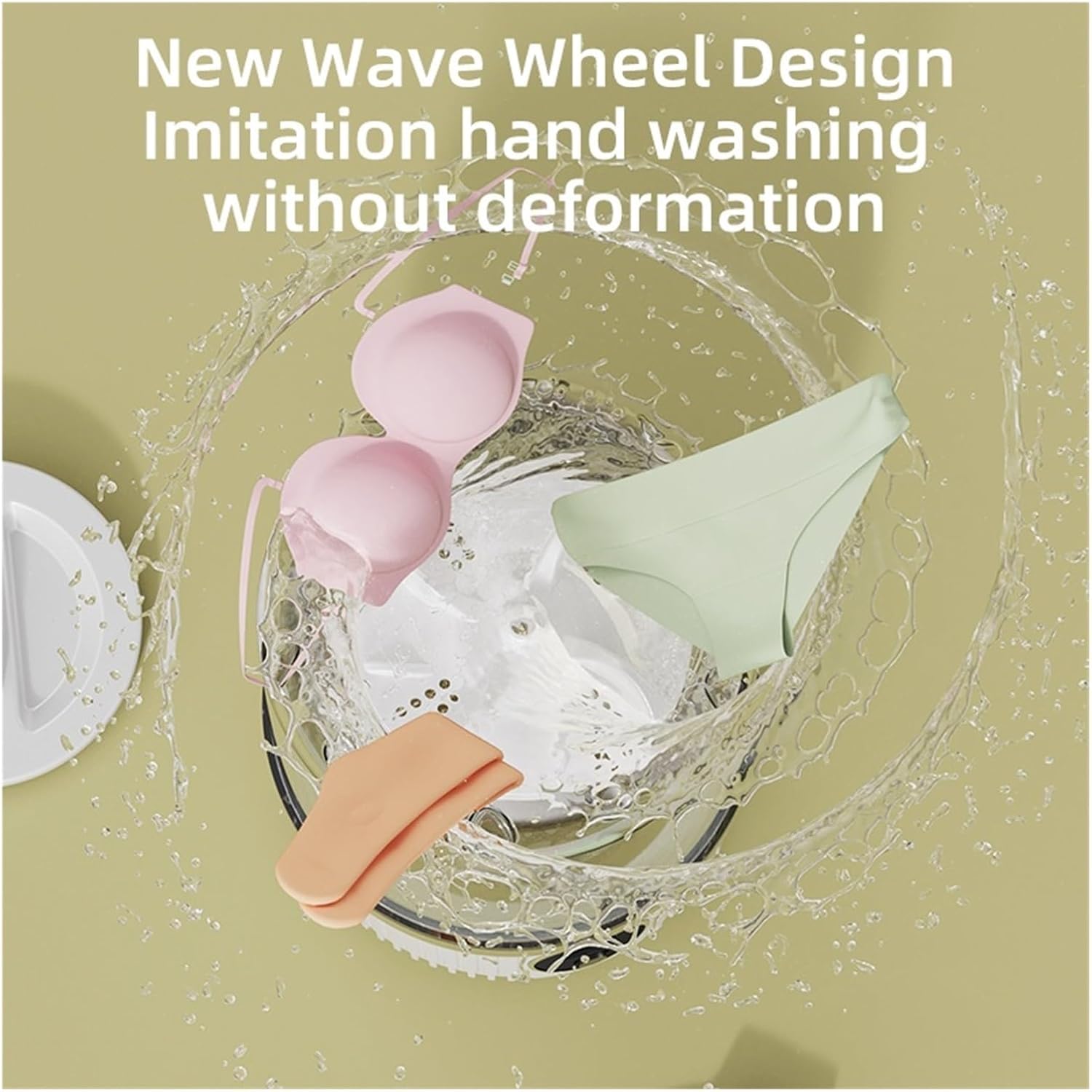 Portable Washer, Wireless Washing Machine Portable Underwear Cleaner Socks Washing Machine Dehydratable Laundry Bucket,for Apartments, Homes, and Dorms