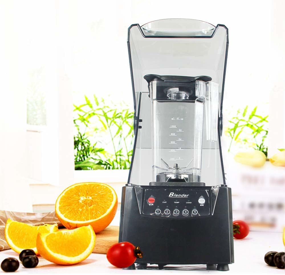Smoothie Blender 60oz Commercial Machine, 110V 2600W Professional Tabletop Crusher