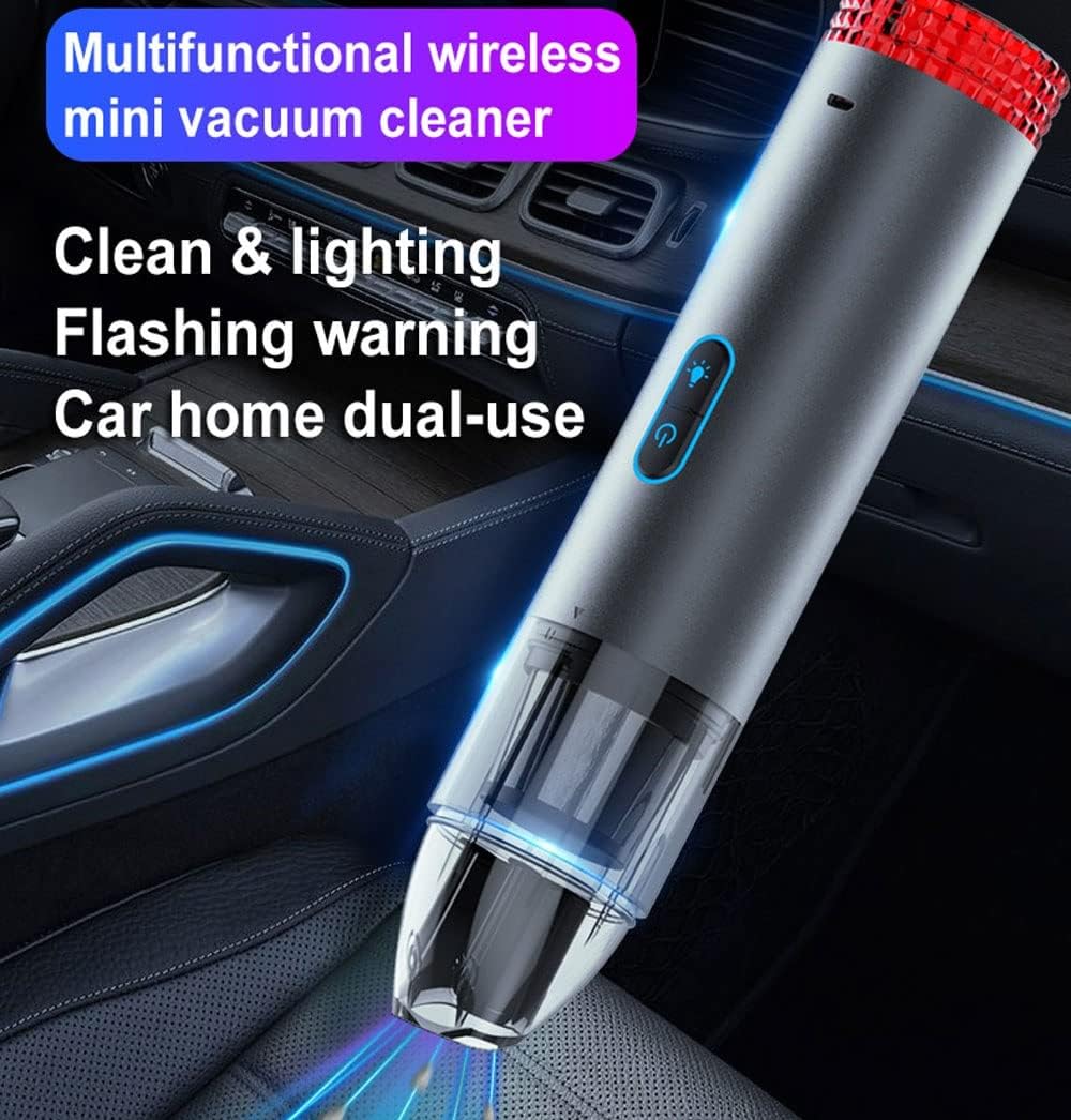 Handheld Vacuum Cordless, Portable Hand Held Car Vacuum Cleaner with High Power, Rechargeable Mini Vacuum for Home Office Pet Hair Cleaning, Lightweight and Quick Charge