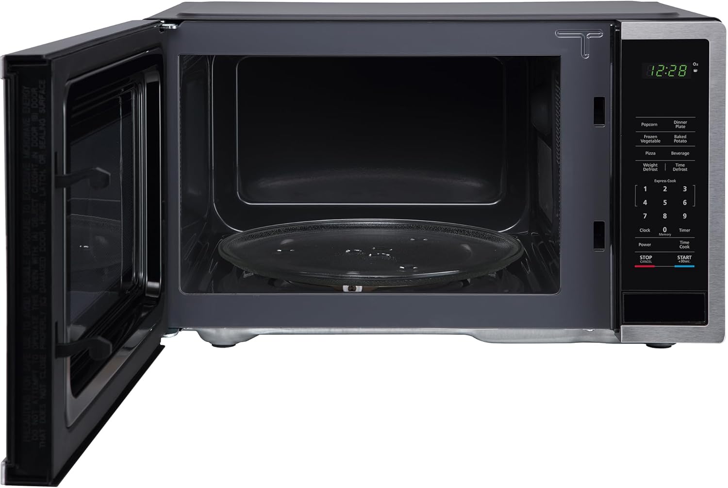 1.1 cu. ft. Countertop Microwave in Stainless Steel with Digital Touch