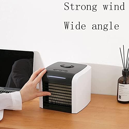 Personal Air Cooler, Small Desktop Cooling Fan, Personal Table Air Conditioner Fan for Home, Bedroom Room, Office, Dorm, Car, Camping