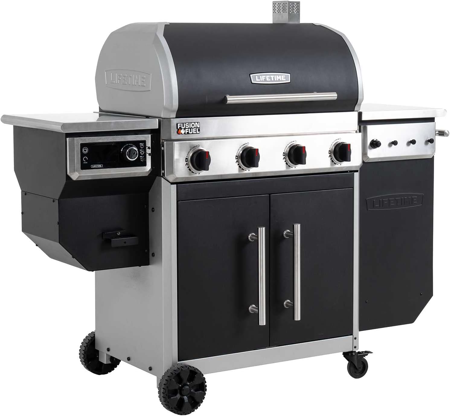 Lifetime Gas Grill and Wood Pellet Smoker Combo