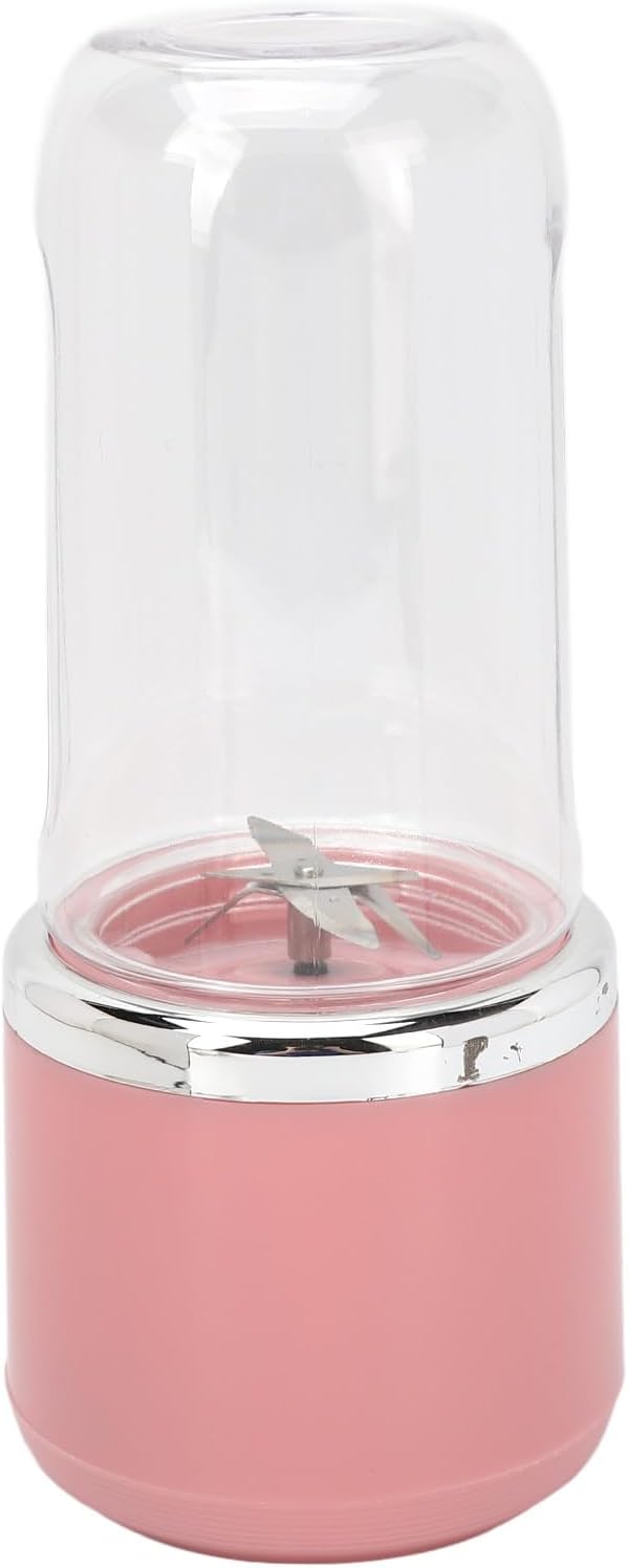 Travel-Friendly Mini Blender, Portable Personal Juicer Cup with 6 Blades for Outdoor, Gym, Office