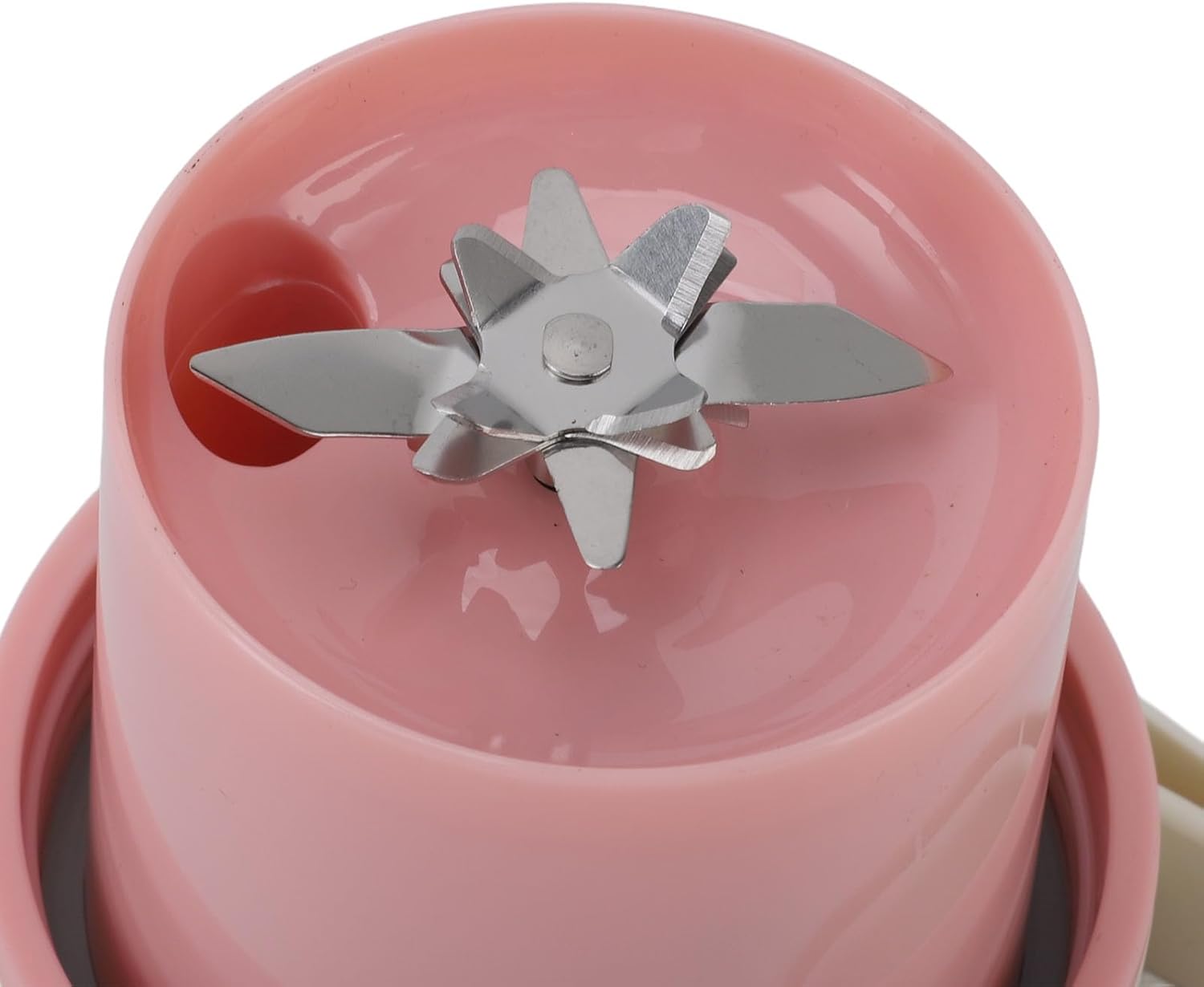 Portable Blender, Portable Juicer Blender Mini Blender with Ergonomic Handle Design 1.5L Cordless Large Capacity for Outdoor Picnic (Roseate)