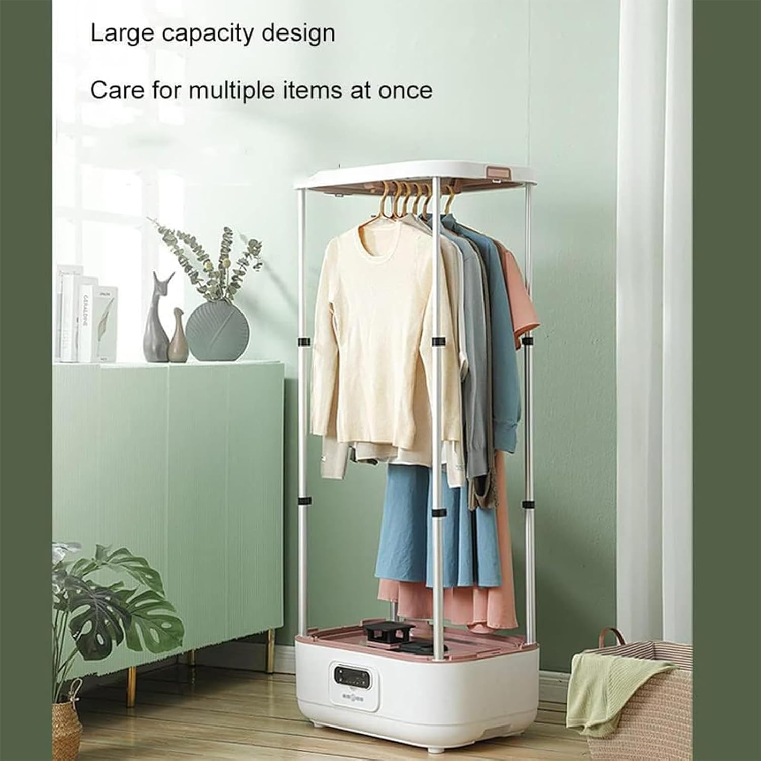 Hanging Portable Clothes Dryer - 900W Foldable Automatic Cordless Vertical Compact Clothes Dryer/Controlled Electric Clothes Rack With Adjustable Timer, Suitable For Clothes And Fabrics